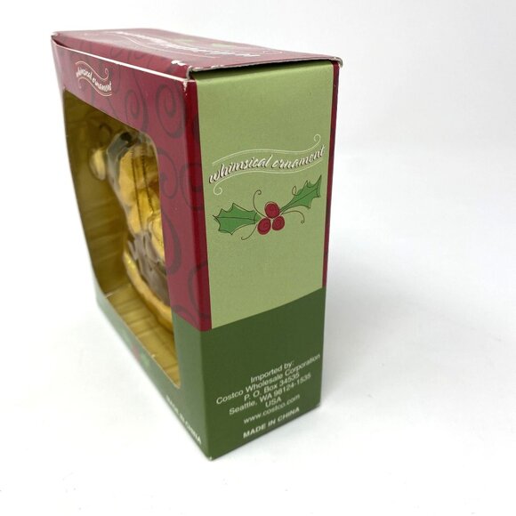 Costco Whimsical Ornament Rustic Country Farmhouse Santa And Birdhouse - Picture 8 of 9